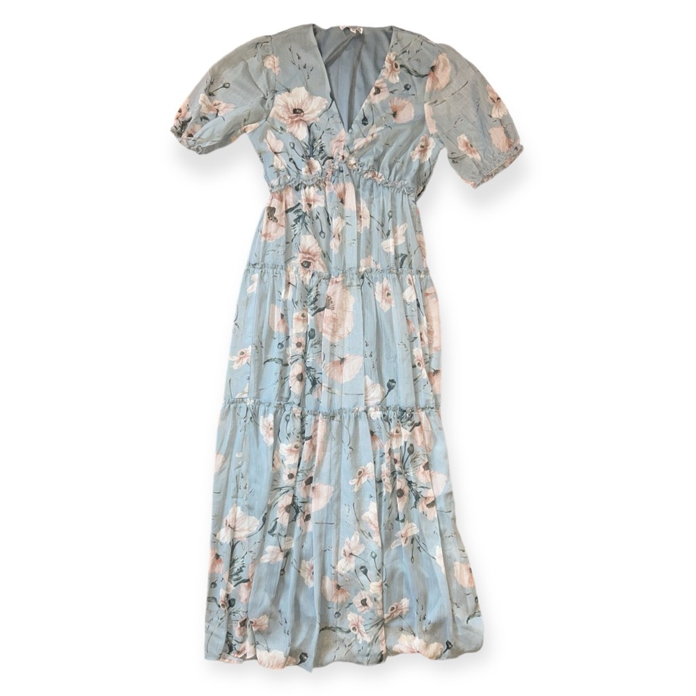 Baltic Born Light Blue Floral Maxi Dress - Picture 2 of 5